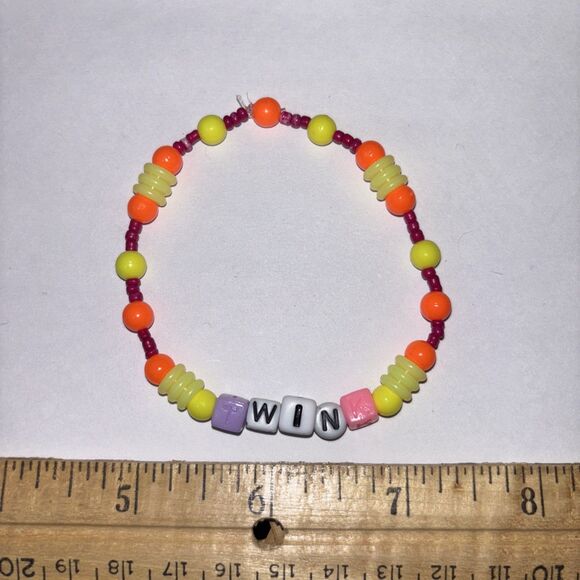 Multicolor “Twink” Bracelet Adult Humor Beaded Handmade Naughty Accessories - Picture 1 of 4